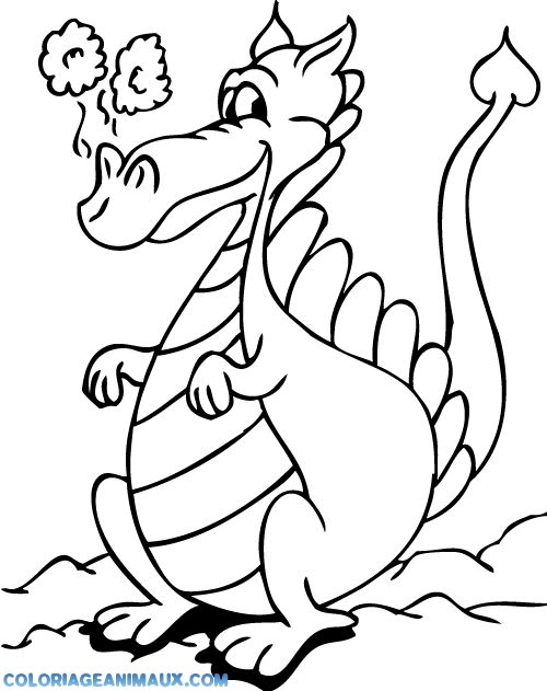 dessin à colorier dragon pokemon