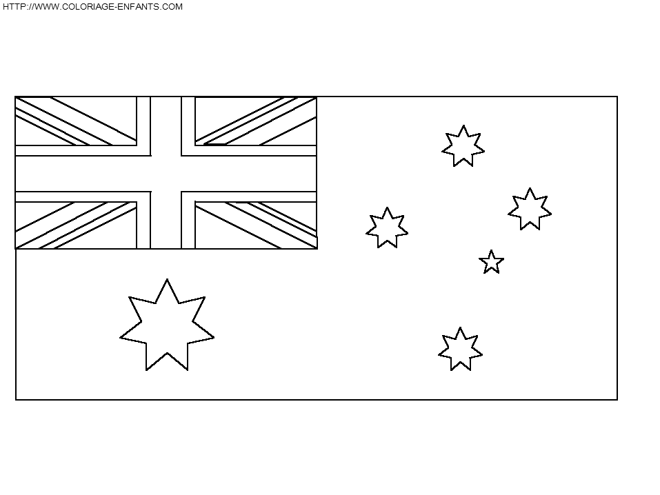 dessin  colorier drapeau georgie