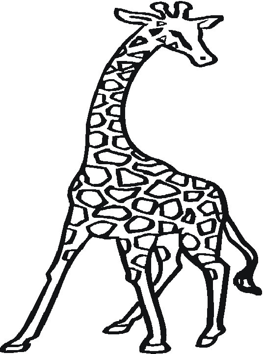 20 dessins de coloriage D'une Girafe à imprimer