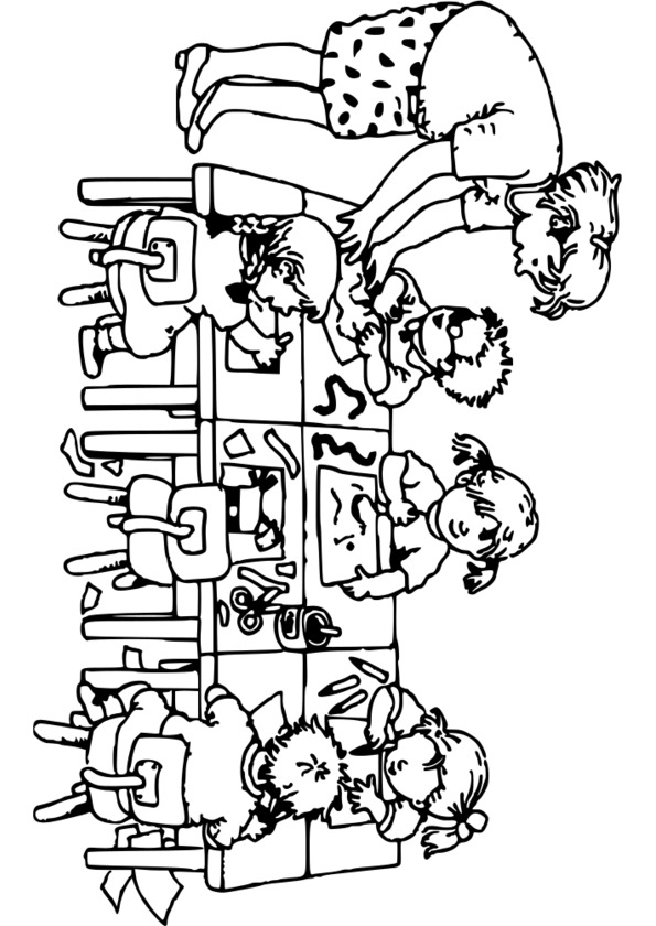 coloriage école tfou