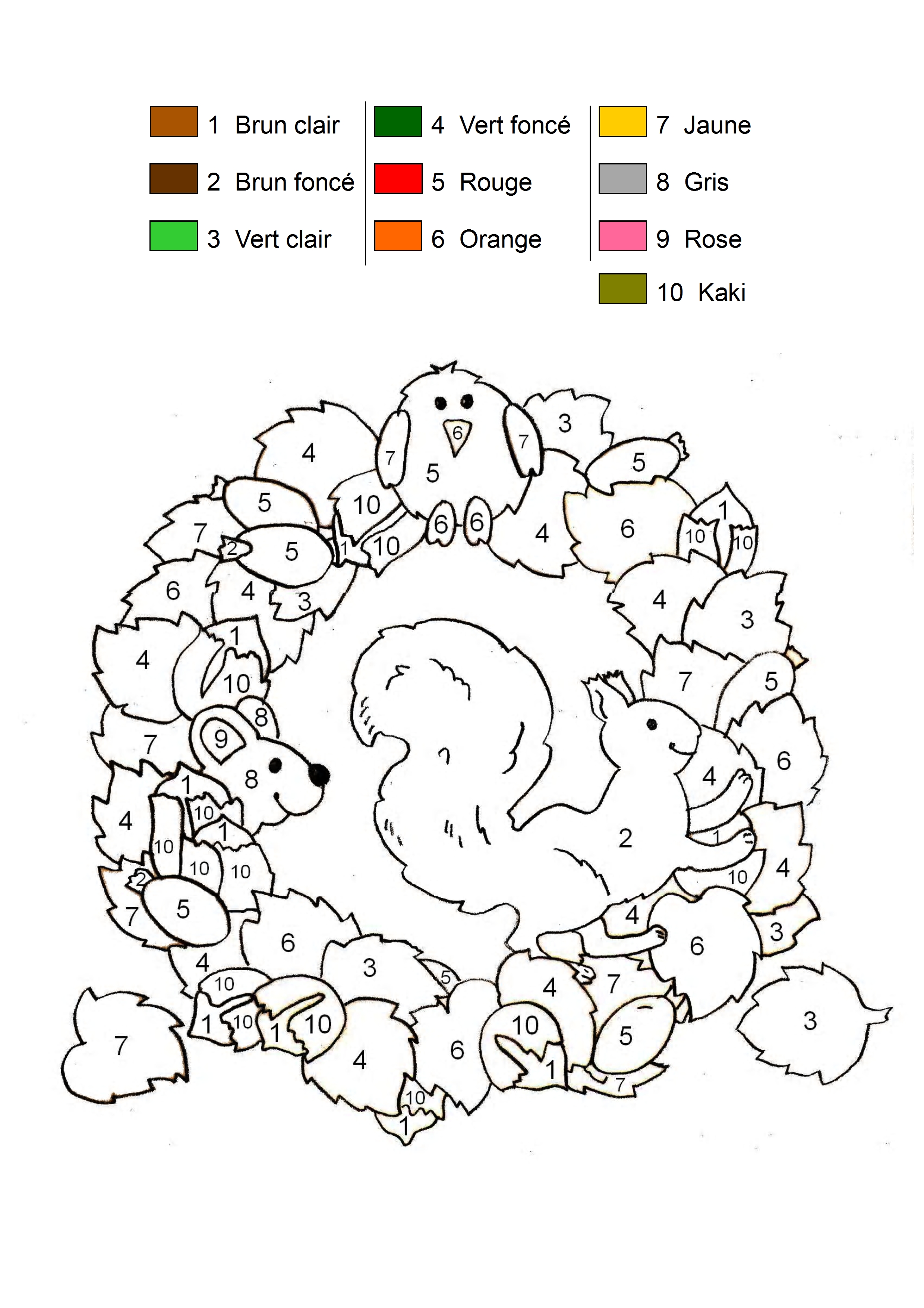 Dessins   imprimer écureuil Maternelle   colorier Voir le dessin