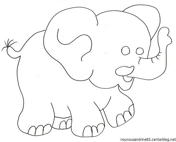7 dessins de coloriage éléphant D afrique à imprimer coloriage elephant dafrique