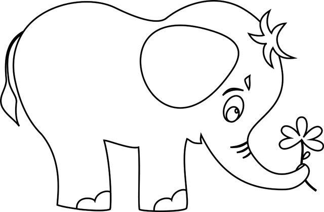 jeux de coloriage d'elephant