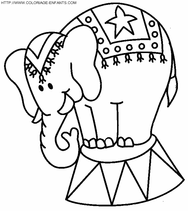 coloriage a imprimer elephant elmer