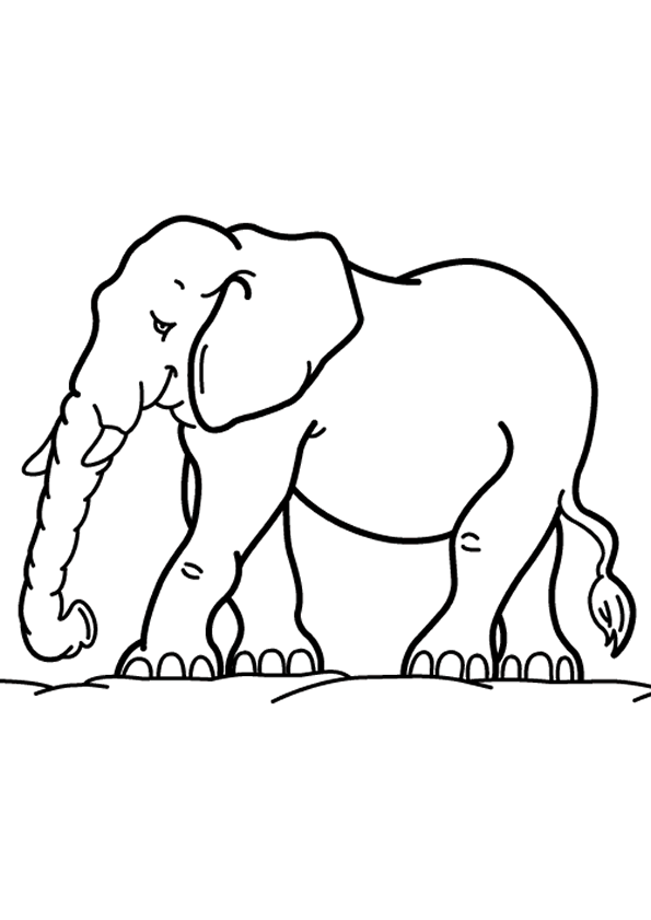 dessin elephant anti stress à imprimer