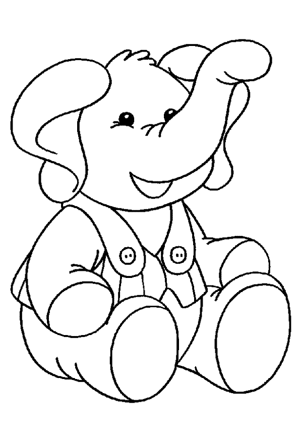 dessin à imprimer elephant