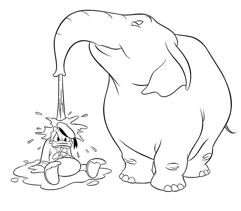 jeux coloriage à dessiner elephant