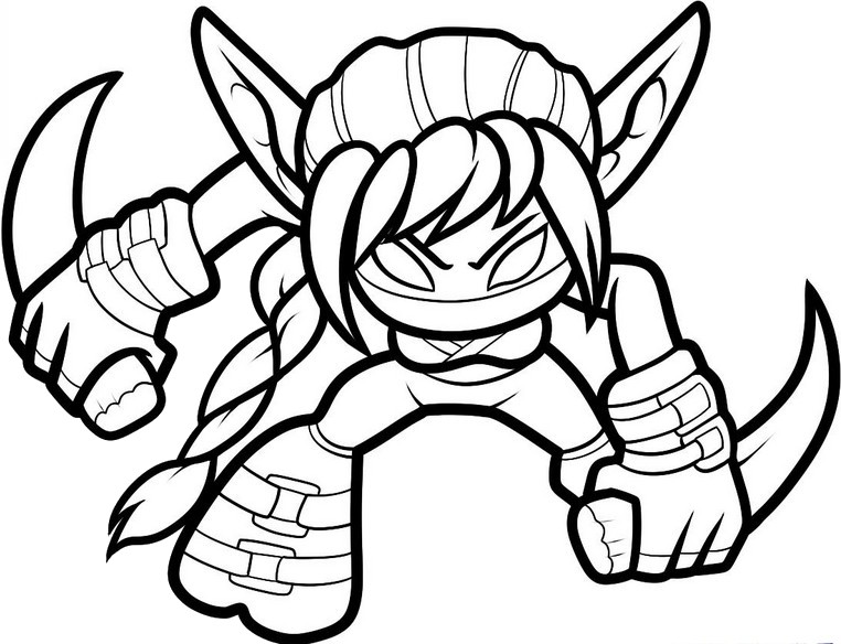 coloriage  dessiner elves lego