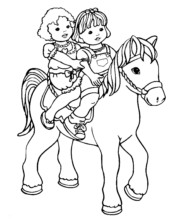 coloriage à dessiner sur l'équitation