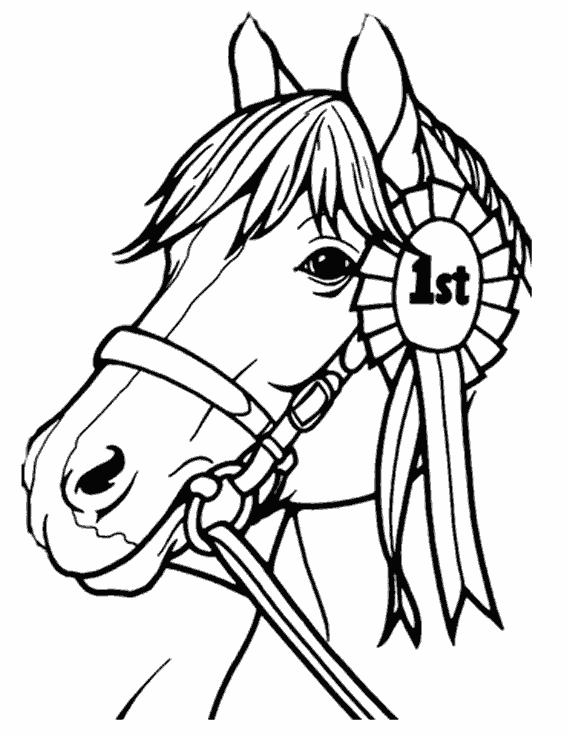 coloriage centre equestre imprimer