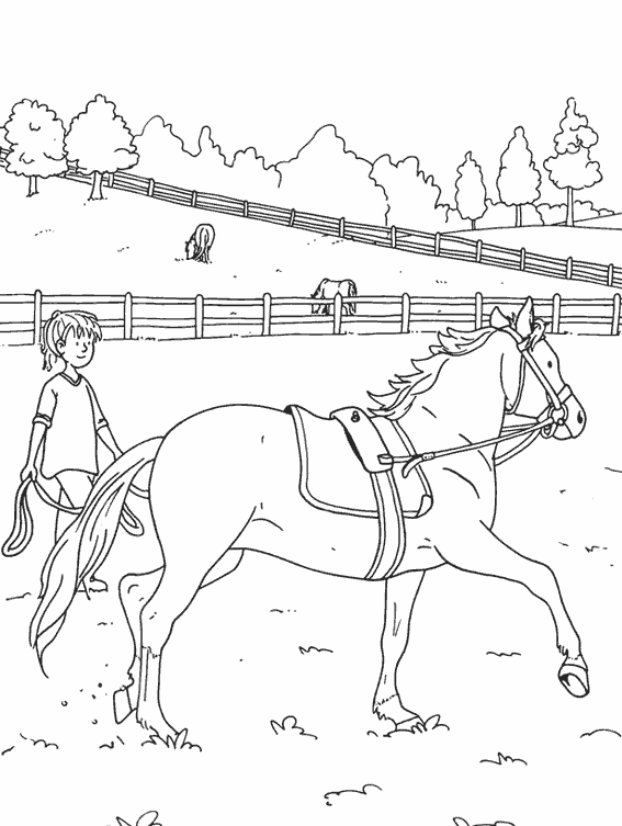 coloriage centre equestre playmobil