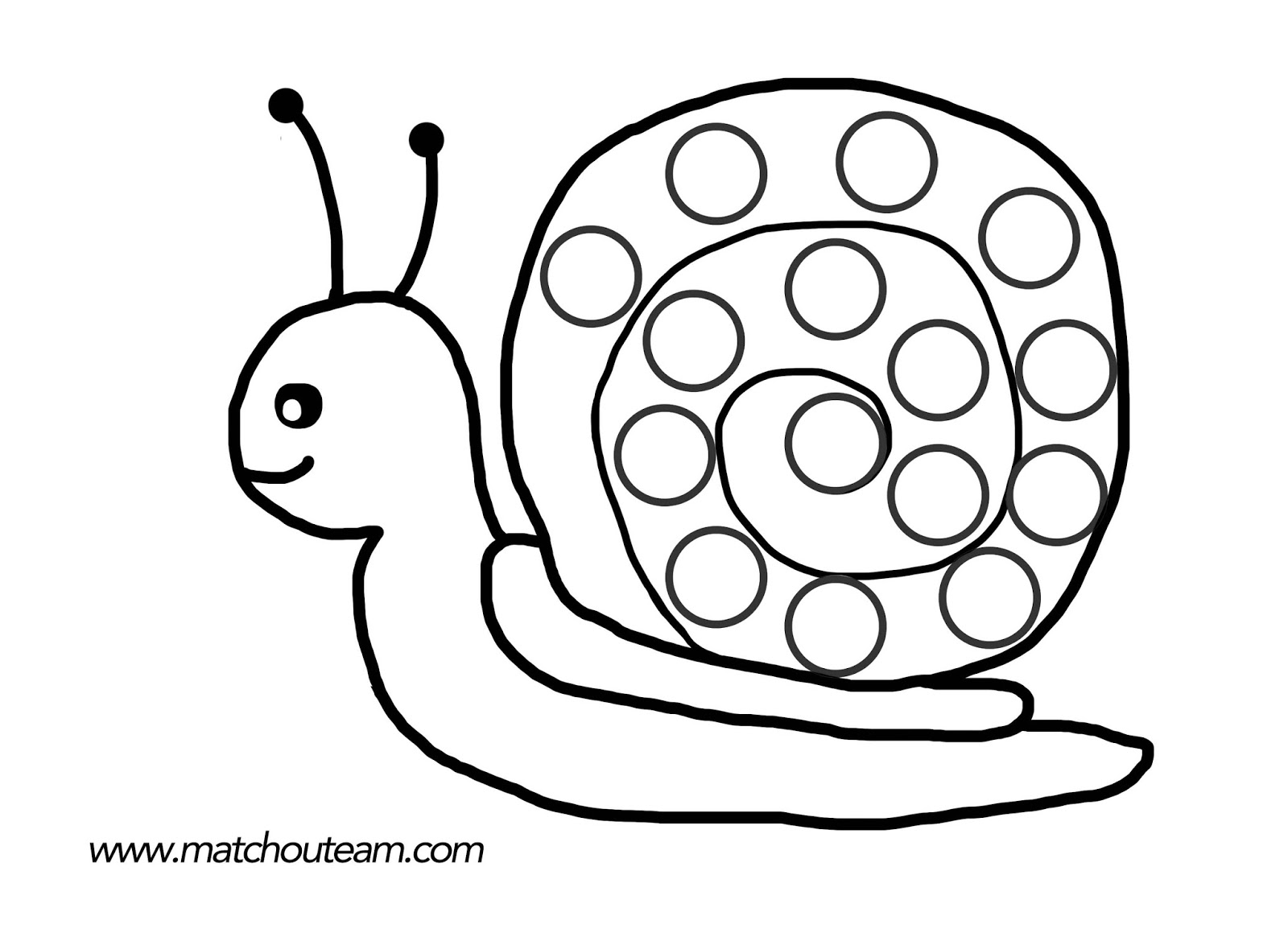 coloriage l escargot