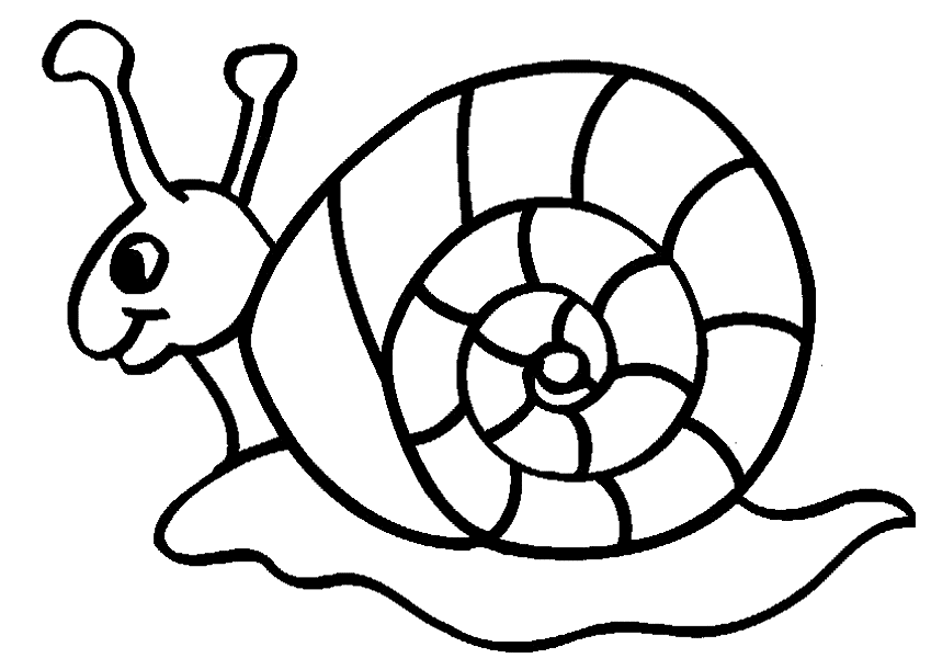 coloriage à dessiner hugo l'escargot simpson