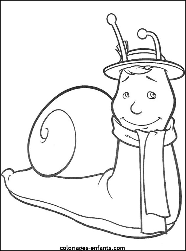dessin petshop hugo l'escargot