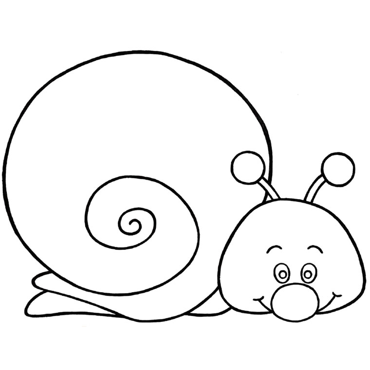 coloriage escargot maternelle