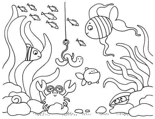 coloriage été maternelle