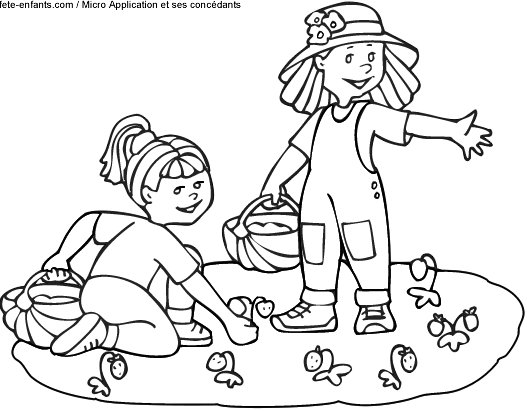 coloriage été