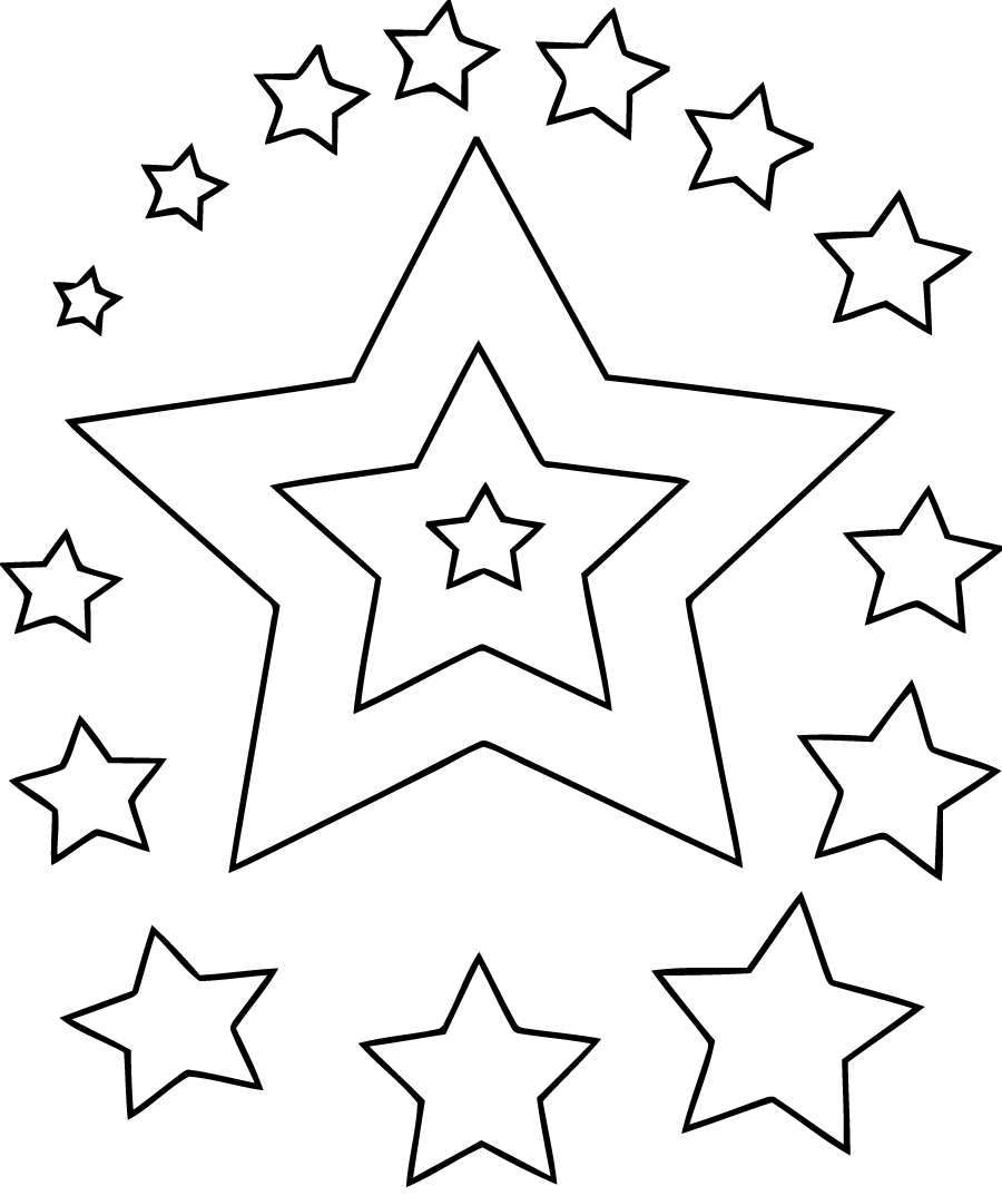 114 Dessins De Coloriage étoile à Imprimer