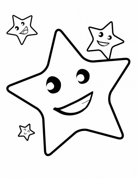 dessin à colorier étoile mandala