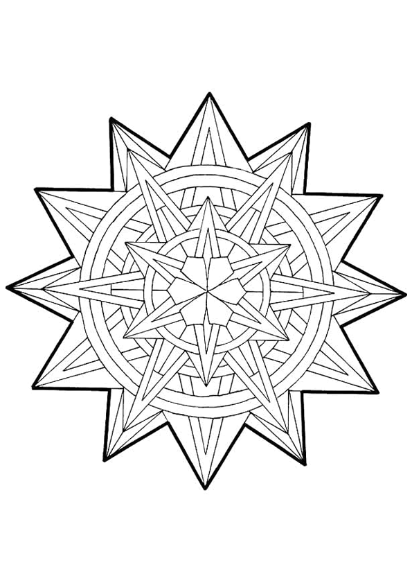 dessin Ã colorier etoile mer