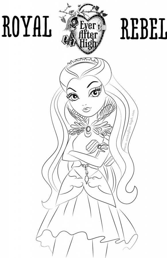 coloriage a imprimer gratuit ever after high