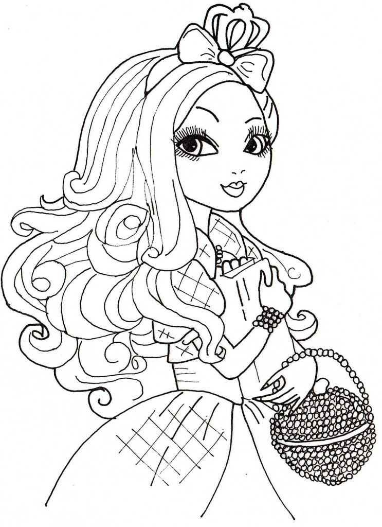 coloriage ever after high