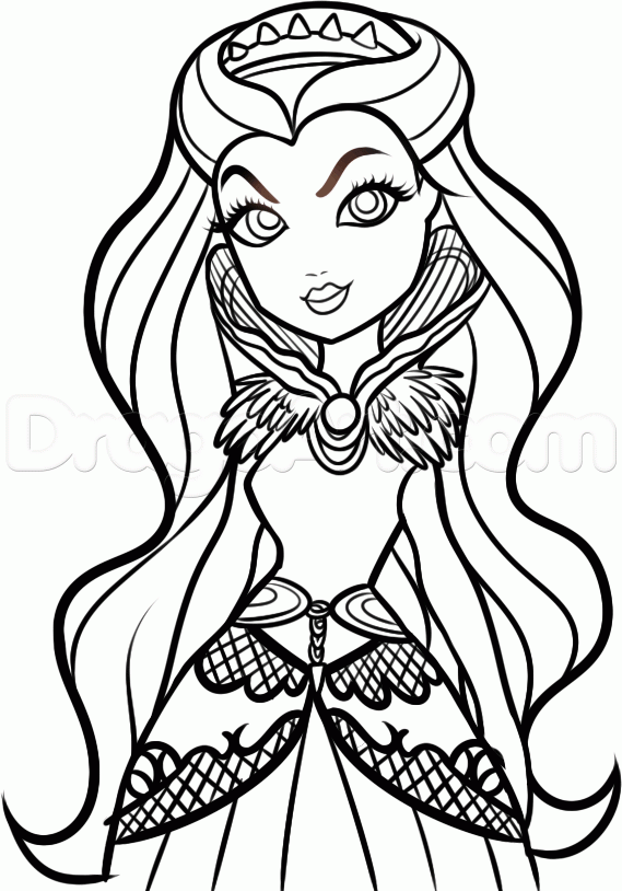 coloriage ever after high briar beauty