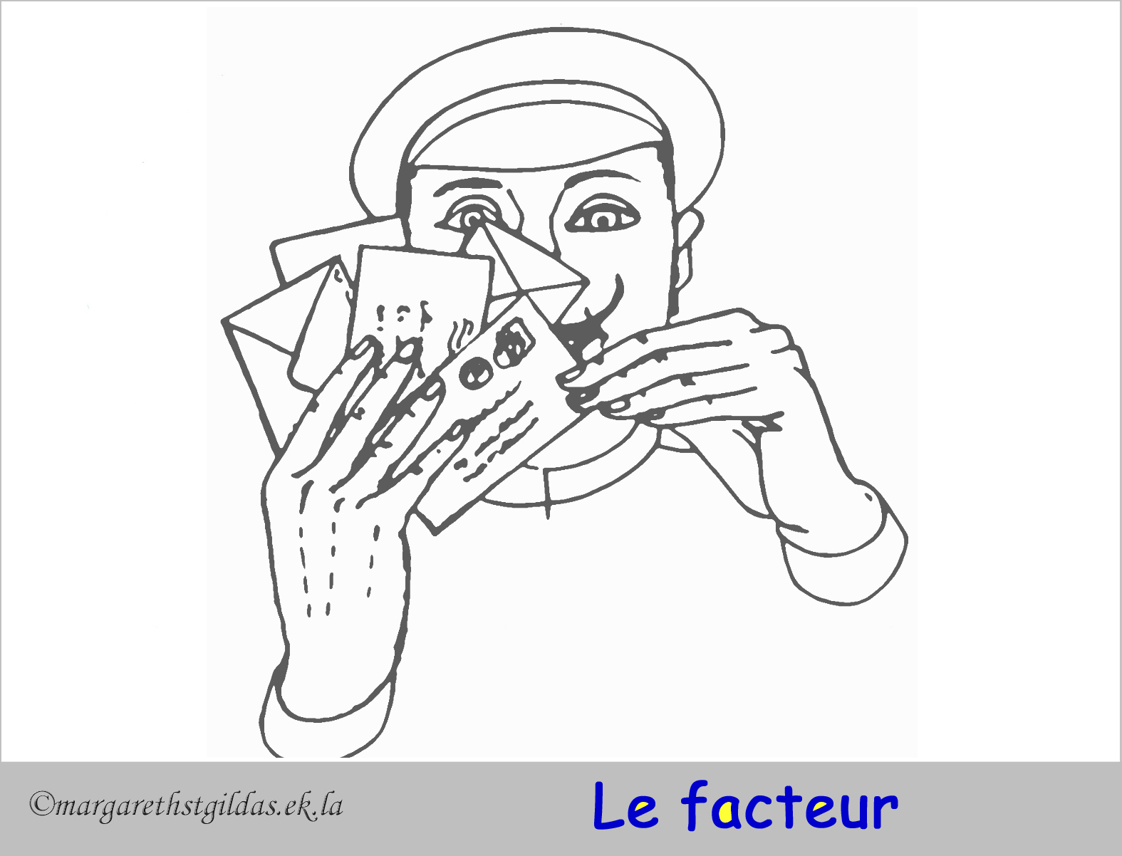 dessin gratuit facteur