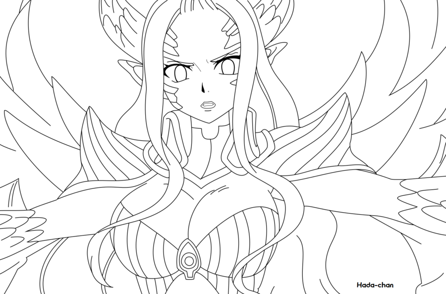 coloriage fairy tail lucy