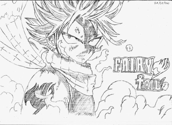 dessin de manga fairy tail