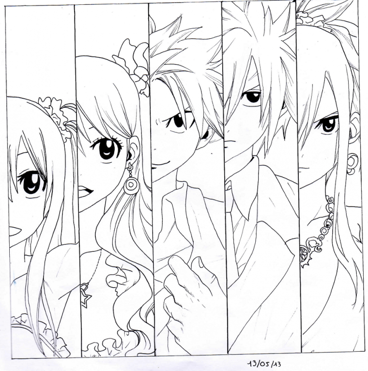 coloriage fairy tail en ligne