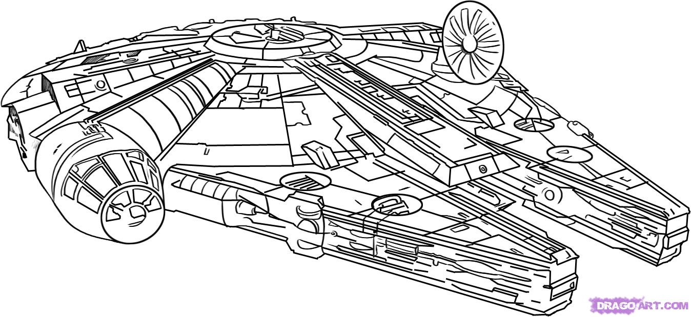 coloriage à dessiner de faucon