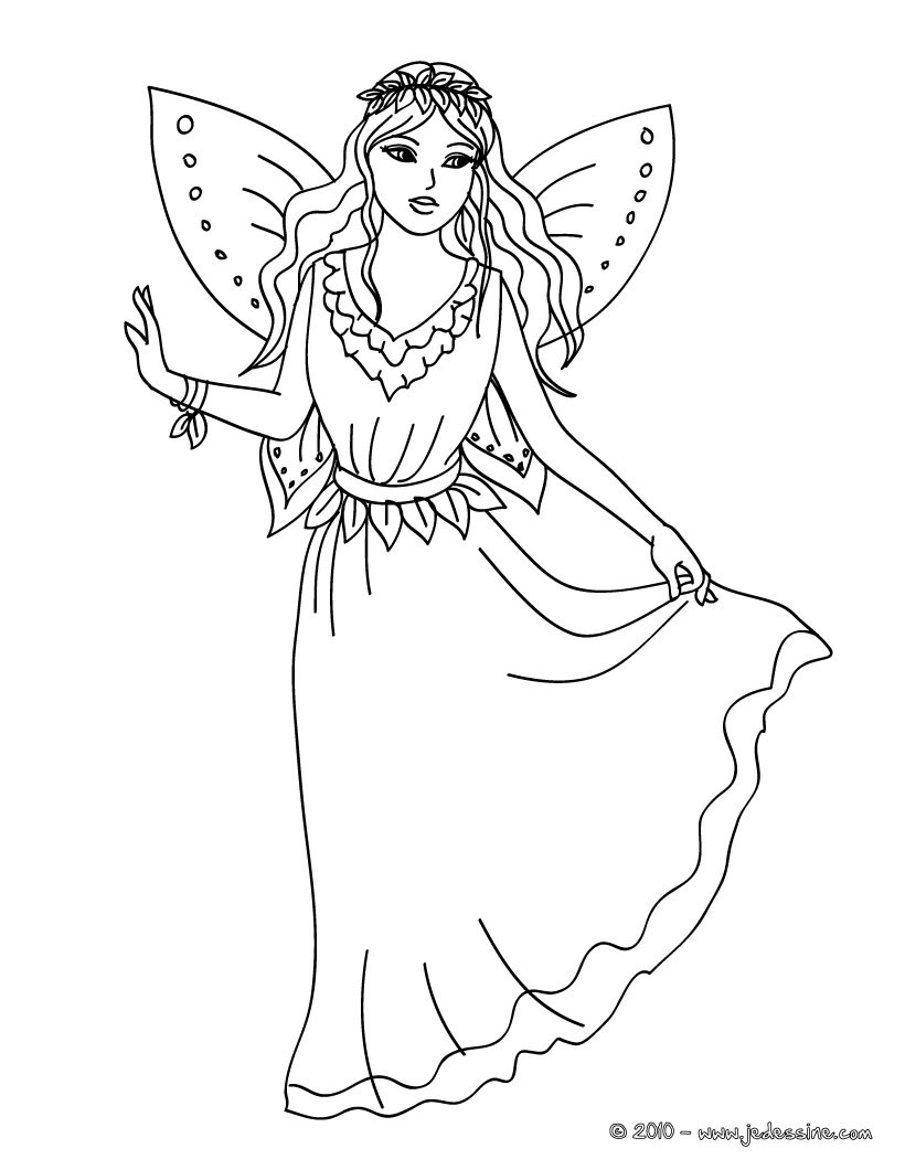 coloriage fee clochette en ligne gratuit