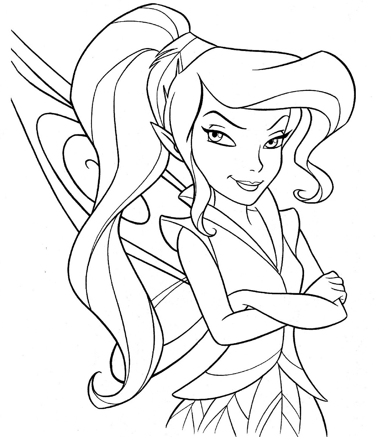 coloriage fee clochette en ligne gratuit