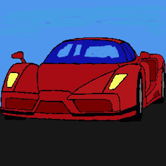 dessin à colorier ferrari fxx