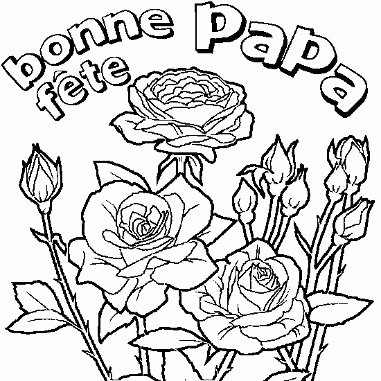 coloriage à dessiner pour fete des peres a imprimer