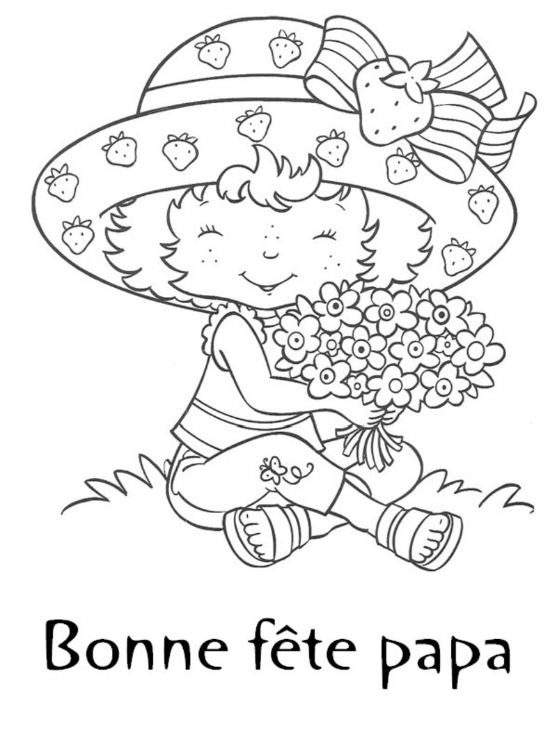 coloriage à dessiner fête des pÃ¨res à imprimer