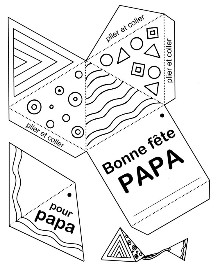 coloriage gratuit pour la fte des pères