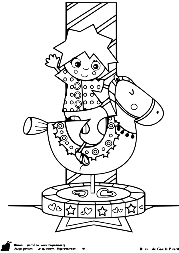 coloriage cotillons f�te