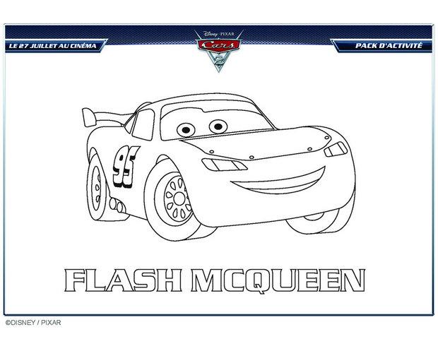 dessin flash mcqueen martin imprimer