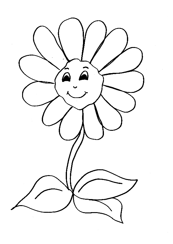 coloriage fleur