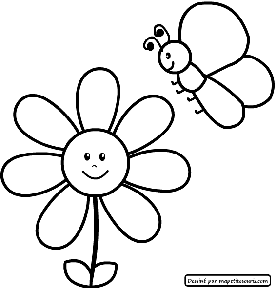 115 Dessins De Coloriage Fleur à Imprimer