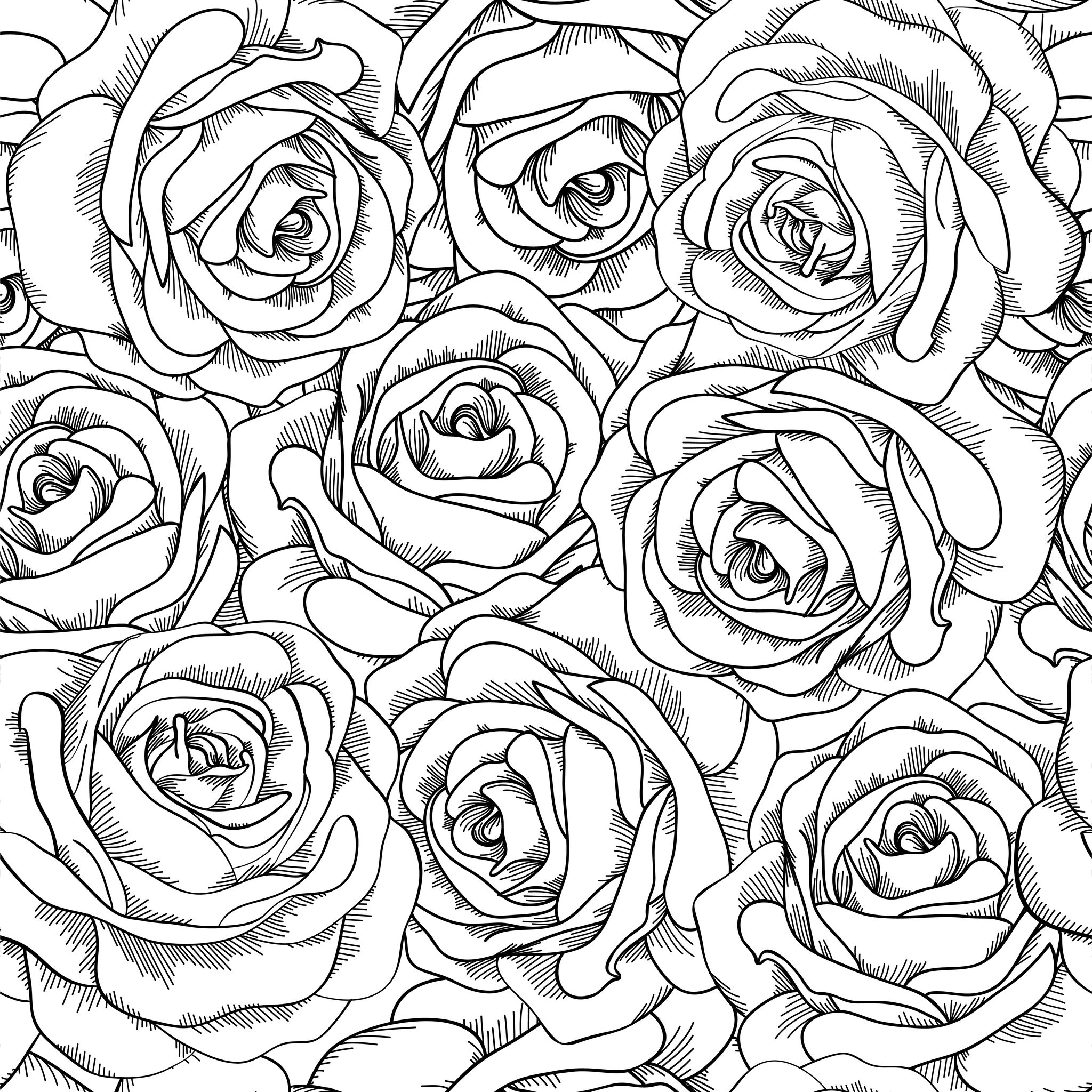 coloriage ƒ dessiner grande fleur