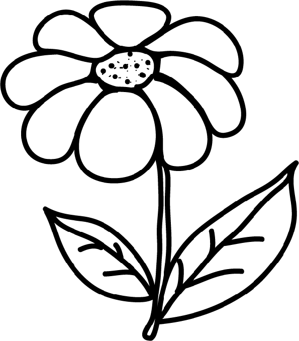 dessin fleur pour maman