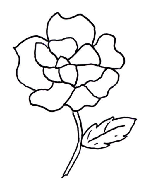 dessin à colorier a imprimer fleur de lys