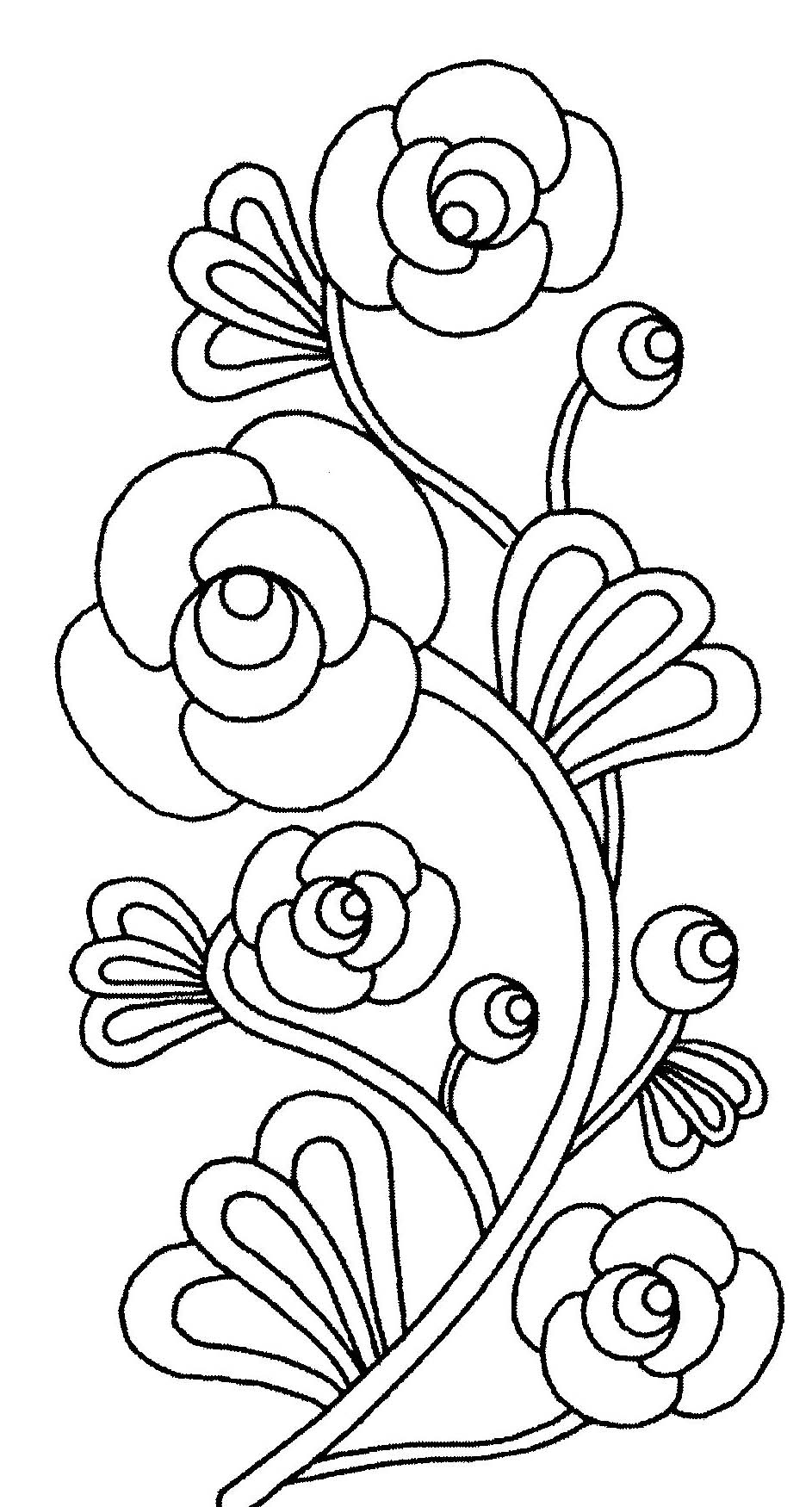 coloriage ƒ dessiner fleur difficile