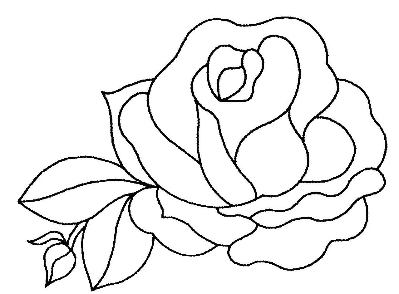 dessin à colorier fleur à imprimer