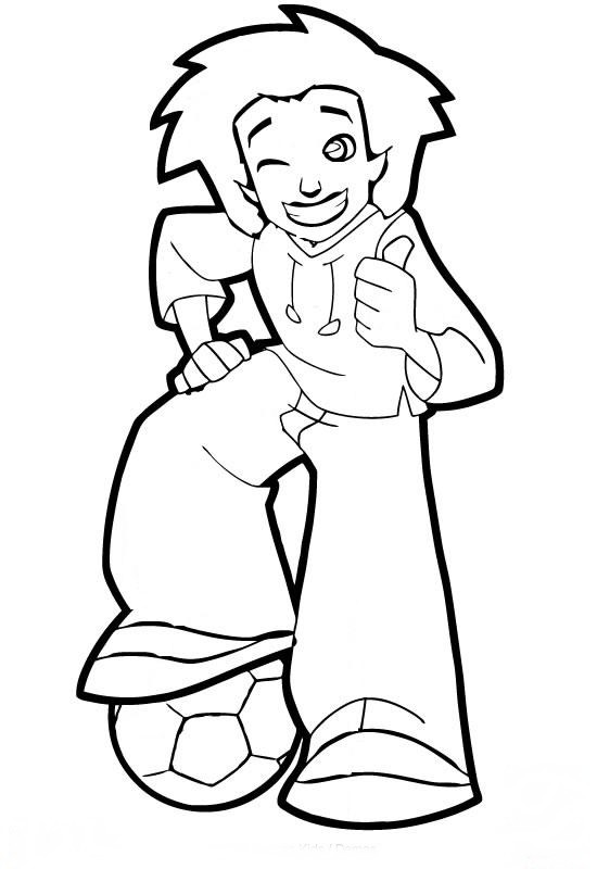Dessin Kawaii Coloriage A Imprimer De Foot De Rue Extreme
