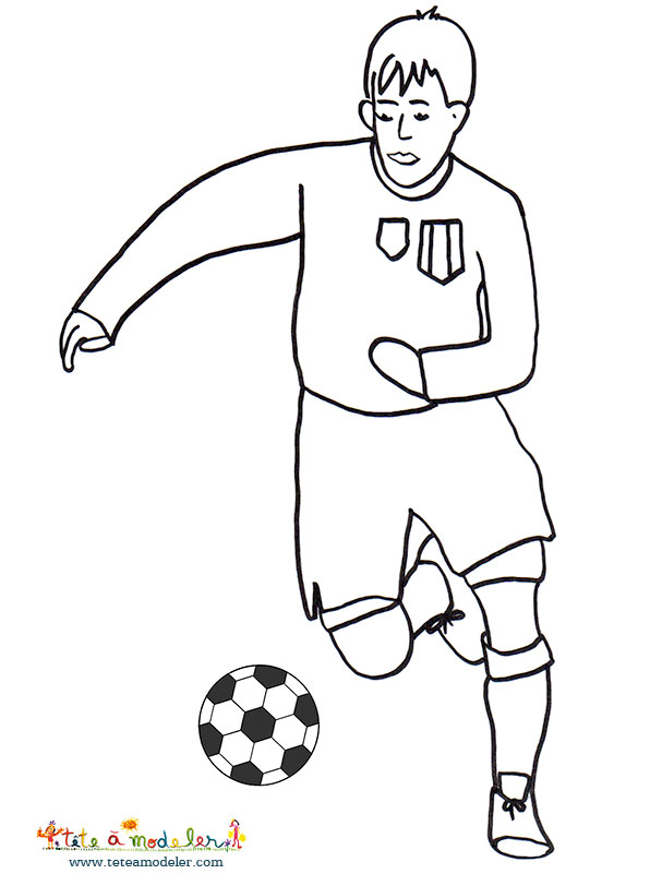 coloriage foot  imprimer