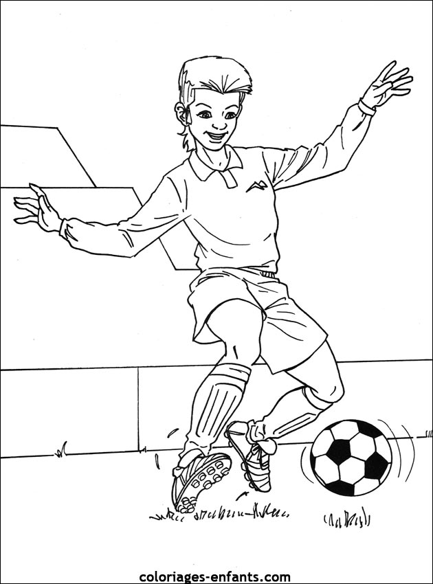 20 Dessins De Coloriage Football à Imprimer